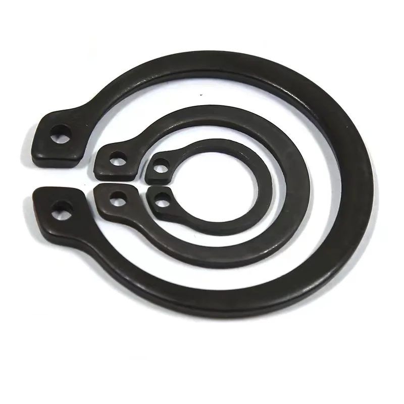 Spring steel black oxide DIN471 series external retaining rings for shafts