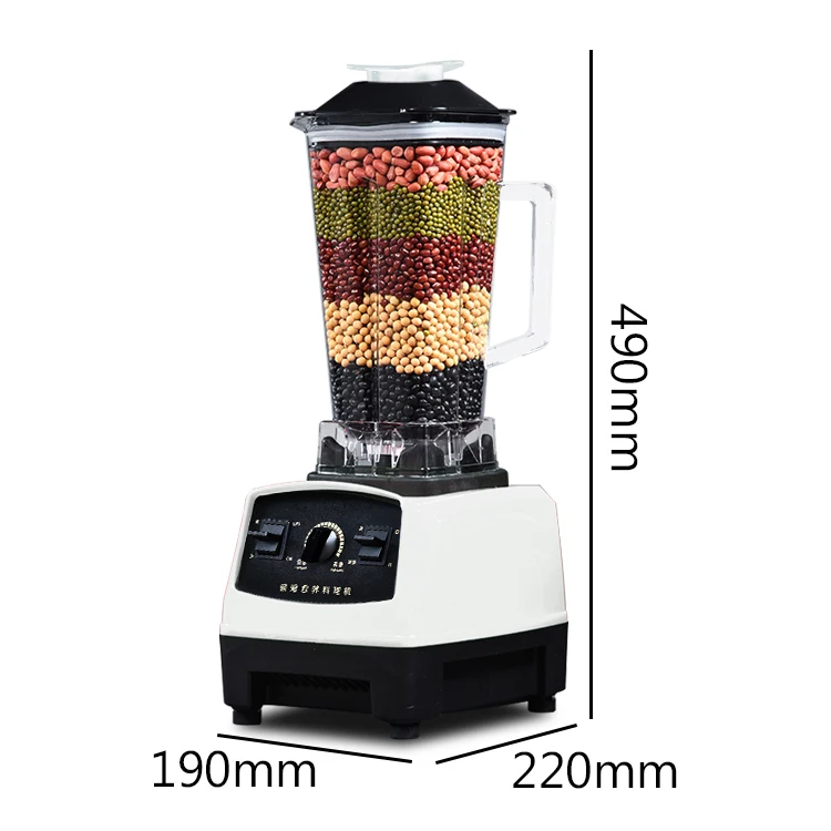 2022 hot sell   Heavy Duty High Speed Power 4000W 220V Commercial Kitchen Juicer Mixer Electric Blender home mixer