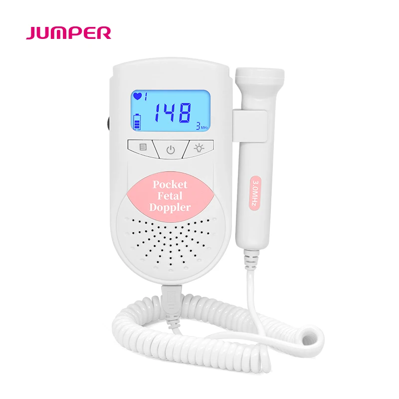 New design portable fetal doppler baby heart rate monitor with CE