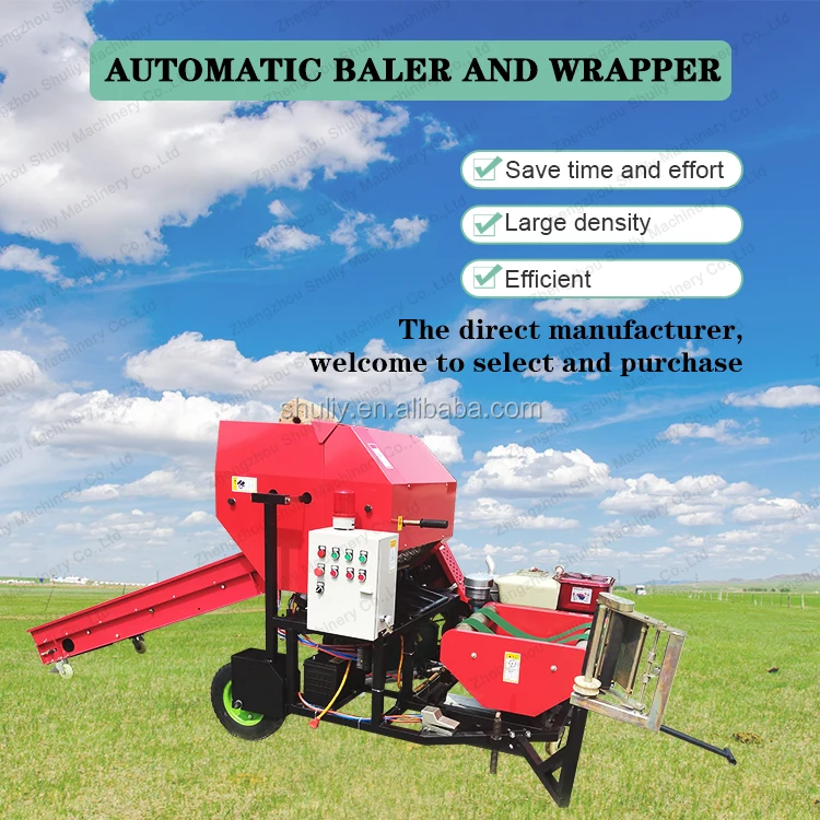 silage baler packing wrapping machine to pack corn silage corn silage machine