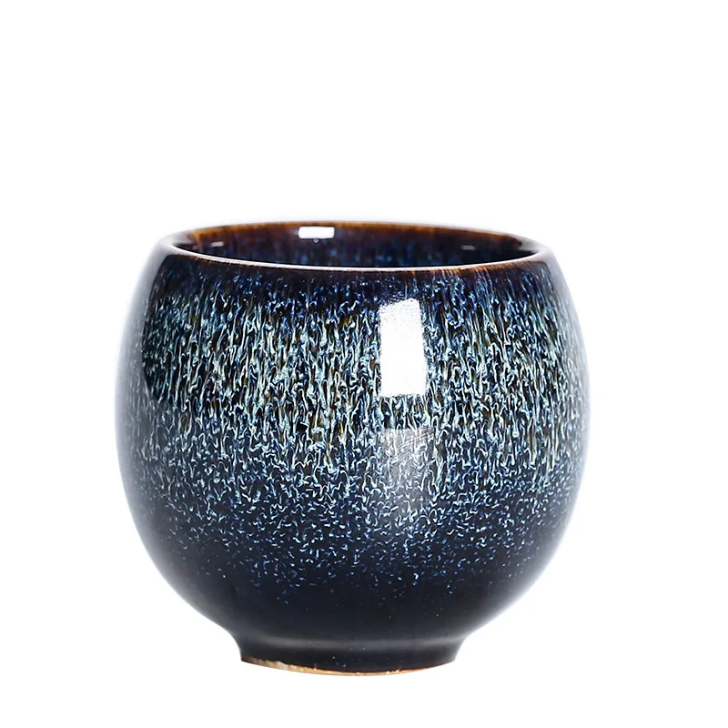 JianZhan Tenmoku Tea Coffee Cup Bowl Chinese Crafts Mug Designer Collection Ceremony Ancient Style HandWork Made