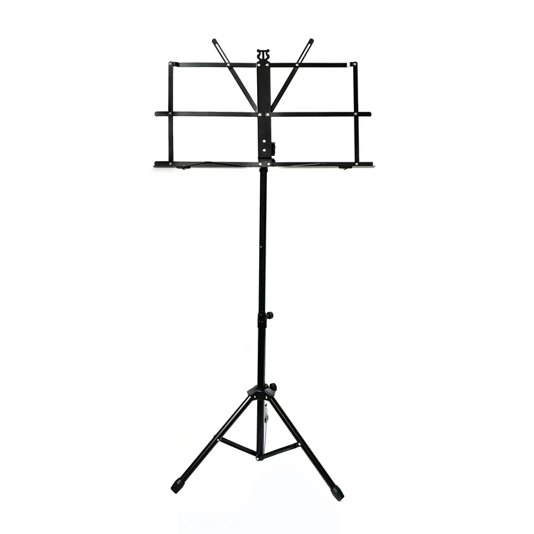 Регулируемый металлический складной небольшой музыкальный штатив по оптовой