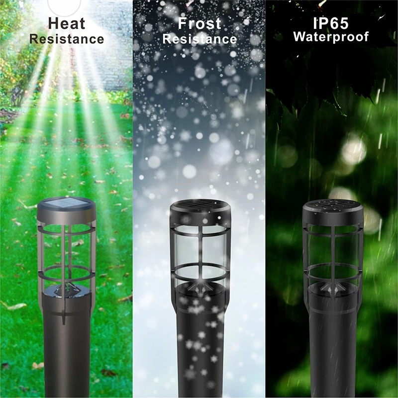 RGB warm white 3000K solar garden light decor outdoor led solar garden light for park
