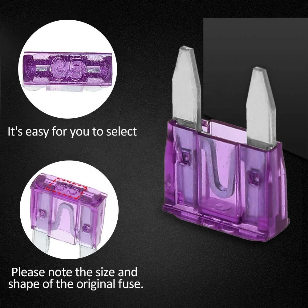 Low Profile Mini Blade Vehicle Car Fuse Assortment Zinc Alloy Material Automotive Replacement Mini Fuses