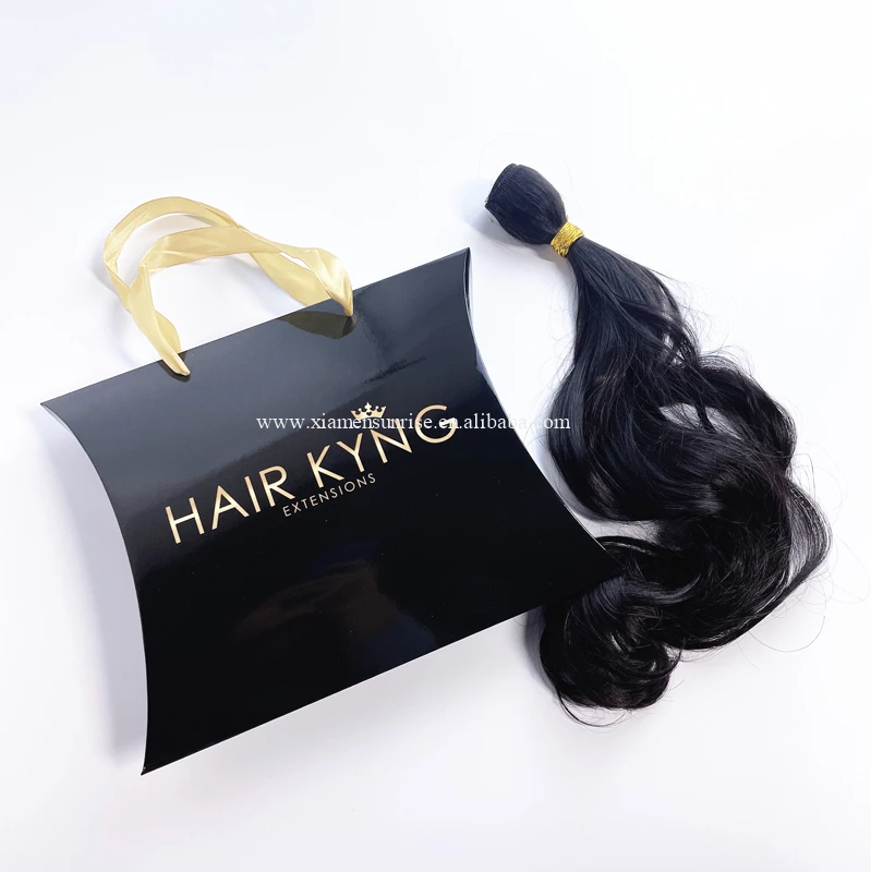 Logo printing Amazing design elegant packing hair boxes hair packaging boxes wig box