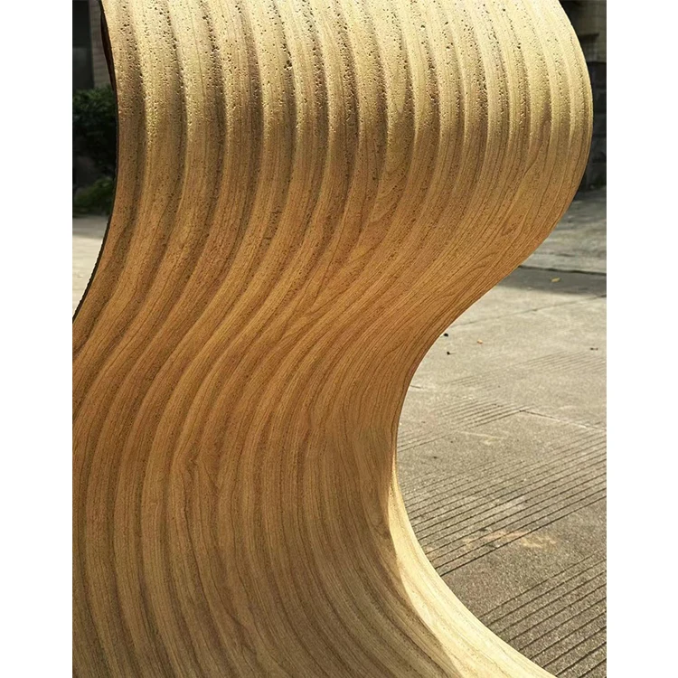 Фошань зеленый строительный материал MCMC мягкий камень Гибкая водяная рябь деревянная настенная панель