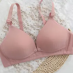 Wholesale Cheap maternity nursing bra  wire free  for pregnant women front open  breastfeeding bra