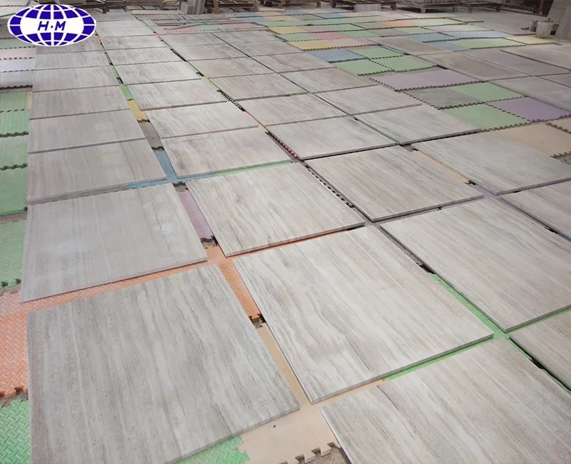 Оптовая Продажа хорошего качества натуральный камень Текстура дерева белый деревянный мрамор зерна