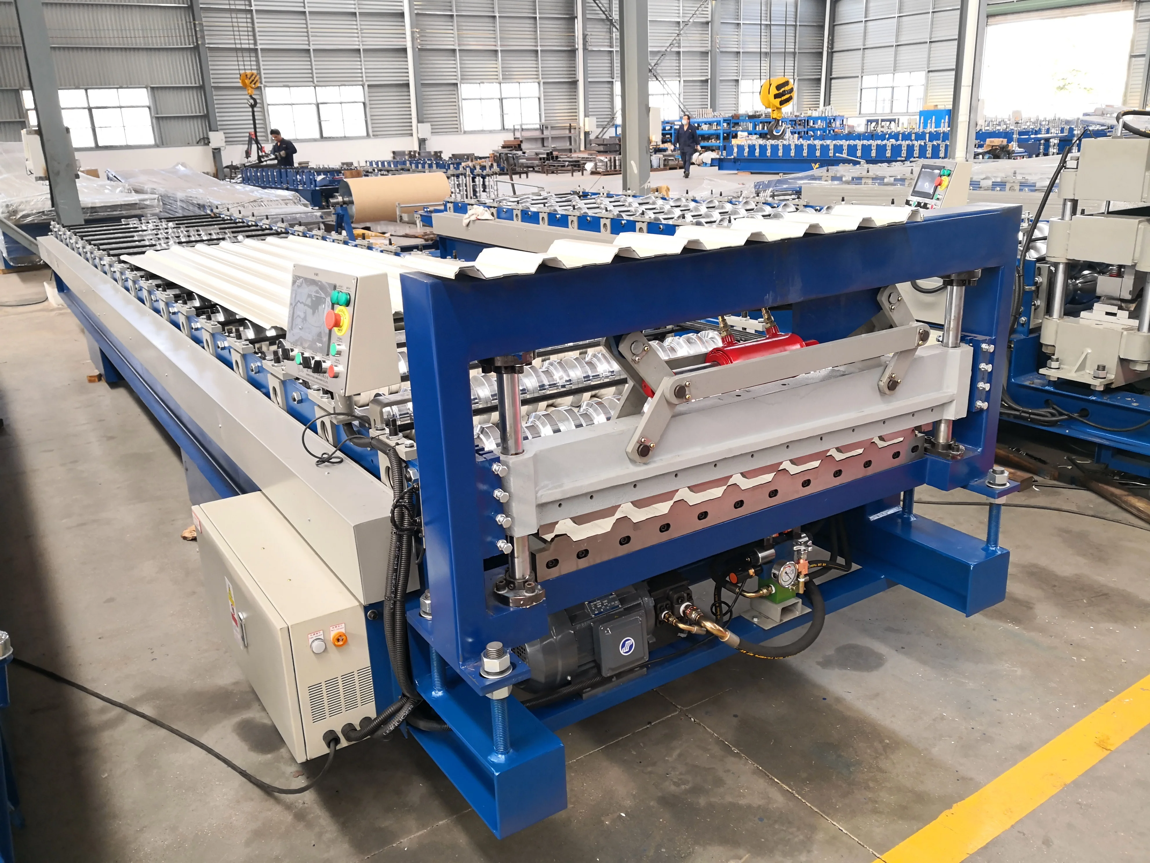 Metal Roofing Sheet Corrugating Iron Sheet Roll Forming Making Machine