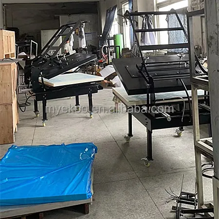 Manual Multifunctional Multi function 100x120cm 100x80cm 80*100 80x100 large format heat press machine drawer type