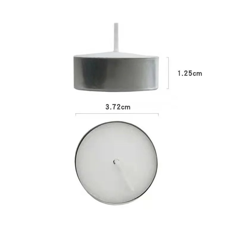 Flameless tea lights candles 50 packs candles tea lights customize tea light candle box packaging