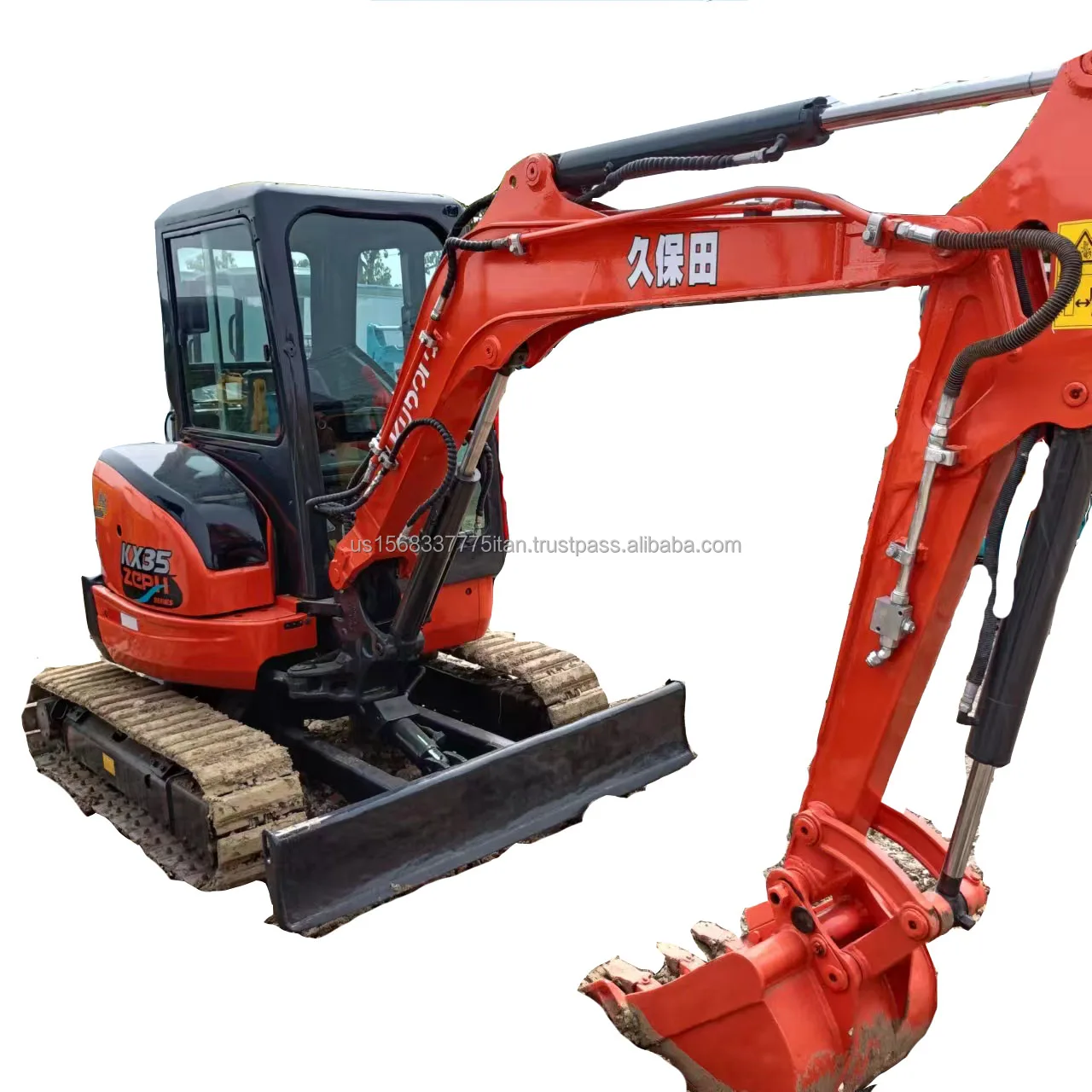 Original  KUBOTA KXU35 Mini Excavator 3.5 Tons Used Good Quality Features Core Components Engine Pump Motor Bearing PLC