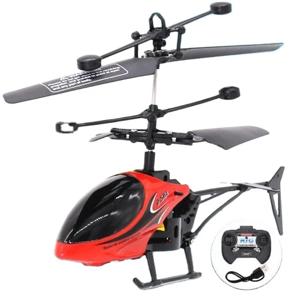 Six-channel remote control helicopter single propeller aileronless aircraft brushless medium UAV aircraft model