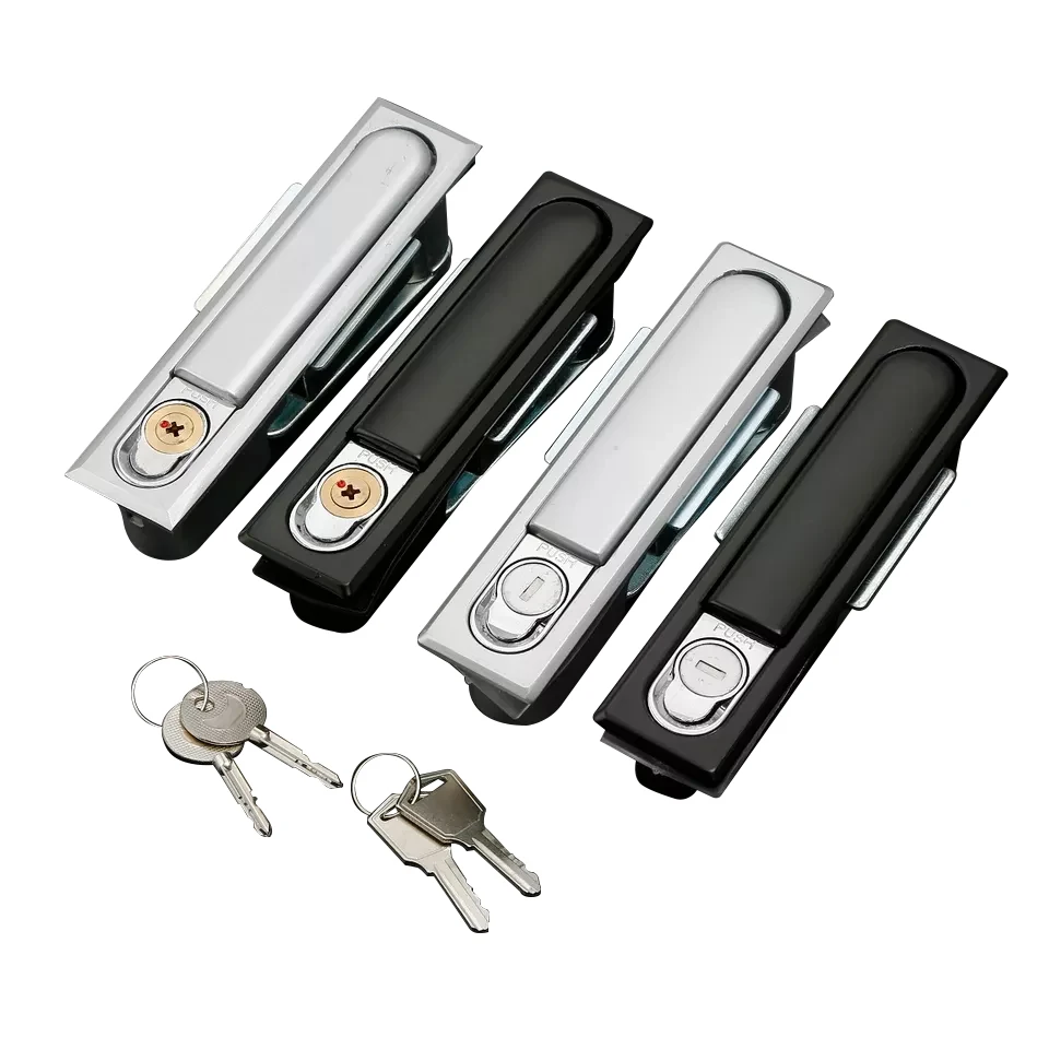 Industrial Cabinet Panel Door Lock Zinc Alloy Electronic Cabinet Door Swing Handle Plane Lock