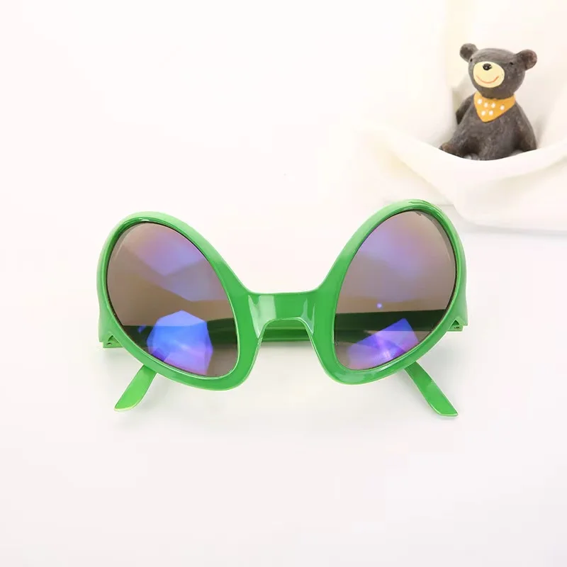 Kaleidoscope Glasses Funny Alien Eyes Sunglasses Men Novelty Glasses Party Supplies Gift