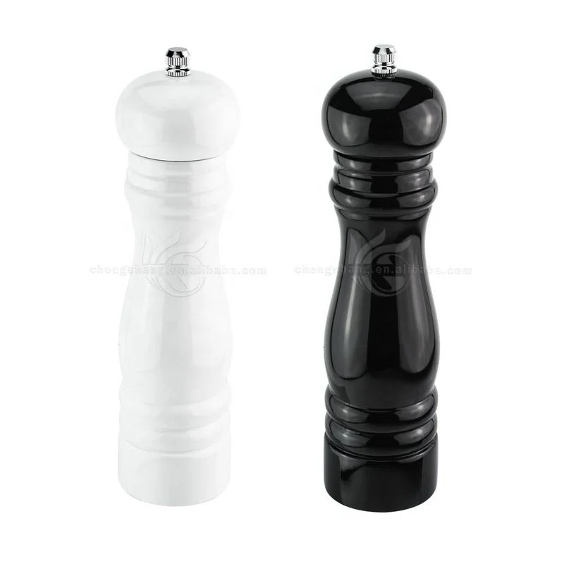 Home & Kitchen Wood Seasoning Set Wooden Salt Pepper Mill Pepper Grinder