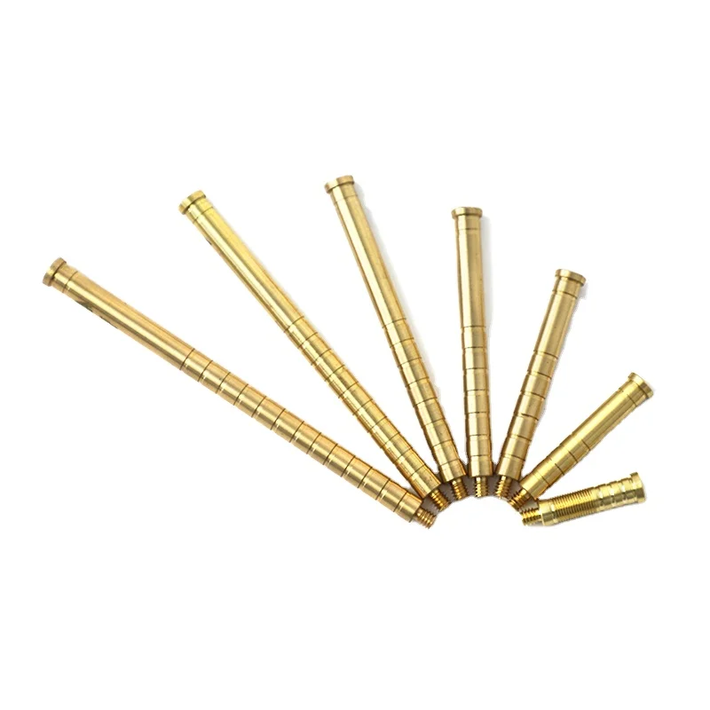 Top Quality Copper Insert Fit Id 6.2 Mm Carbon Arrows Fiberglass Archery Shaft 250 Gn Brass Hunting Shooting