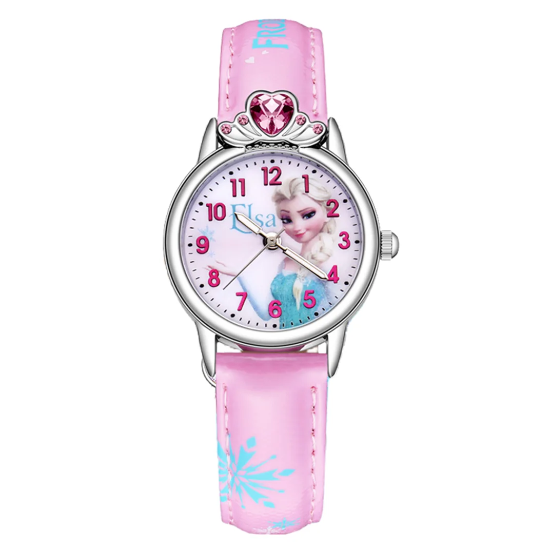 Original Children cartoon watch Cute Quartz Watch with box set Girl Birthday Gift Kids Watch