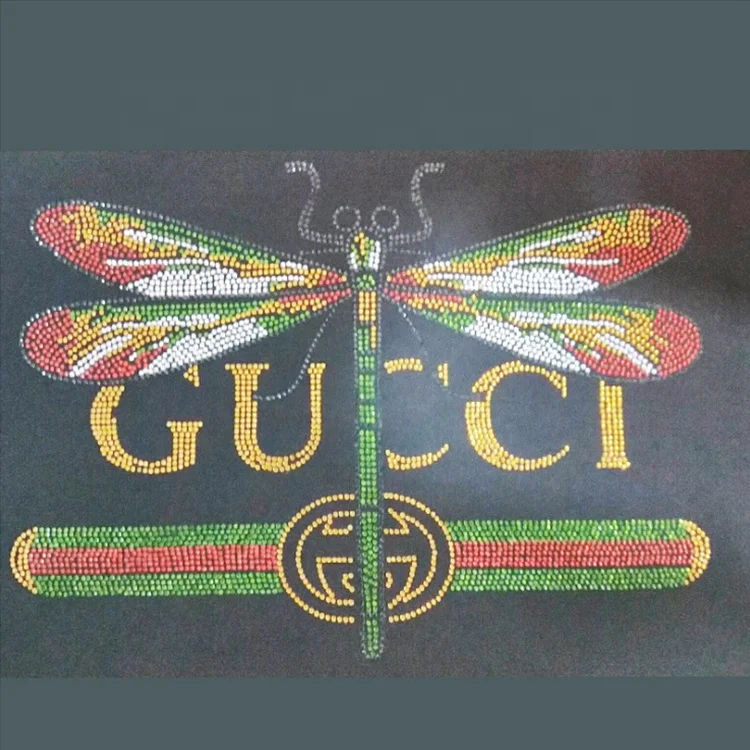 
Machine Made Rhinestone Sheet Hotfix Fabric Rhinestone Transfer 