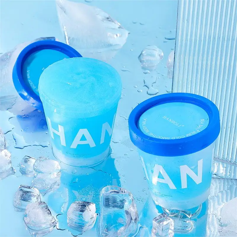 HANBOLI Private Label Sea Salt Cool Sand Ice Body Milk Moisturizing Comforts Long lasting Fragrance Moisturizing Lotion