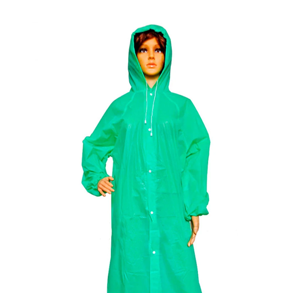 Manufacturers Raincoats EVA Long Waterproof Poncho Raincoat For Adults
