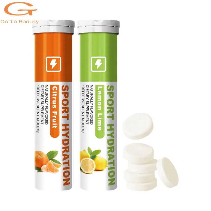Gotobeauty OEM Ca Fe Zn Se Effervescent Tablets Nutrition Supplement vitamin c with zinc tablets effervescent tablets