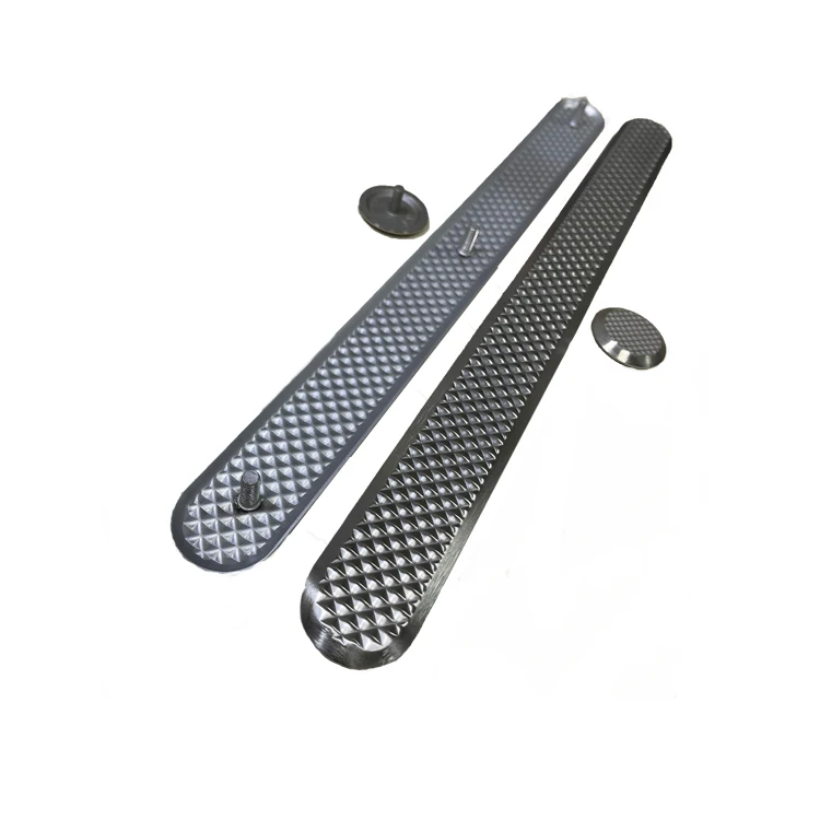 Тактильная Предупредительная полоса из нержавеющей стали с рисунком ананаса, полоска для слепых индикаторов, тактильные полоски для пола