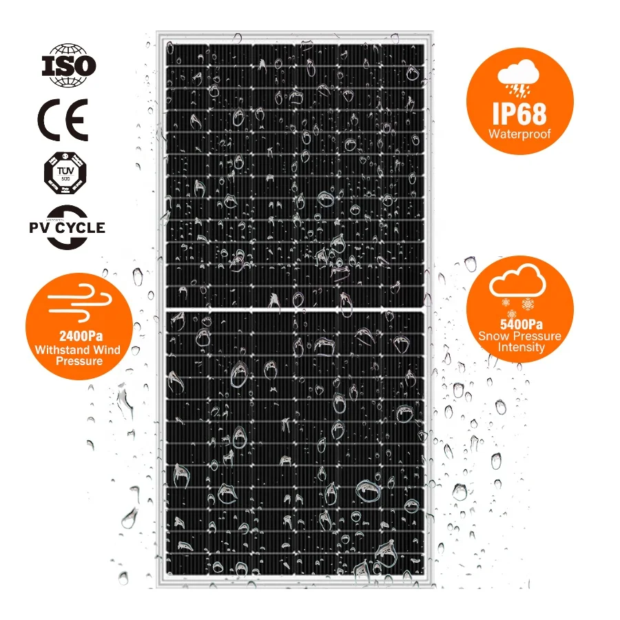 Srsolar 500 ватт 550 Ватт 144 ячеек PERC моно стеклянная солнечная панель Вт PV Лучшая цена для системы солнечных панелей