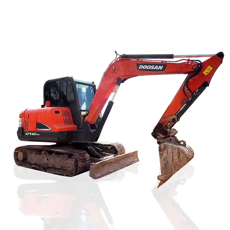 Лучший экскаватор Doosan DX60 60 DH55 б/у небольшой мини 6-тонный землеройный строительная техника продажа