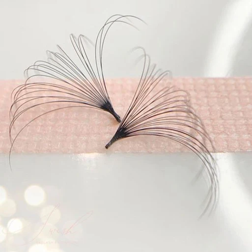 Korean PBT Fiber matte black cashmere lash extensions volume trays 3d volume lashes mink eyelashes extension russian volume lash