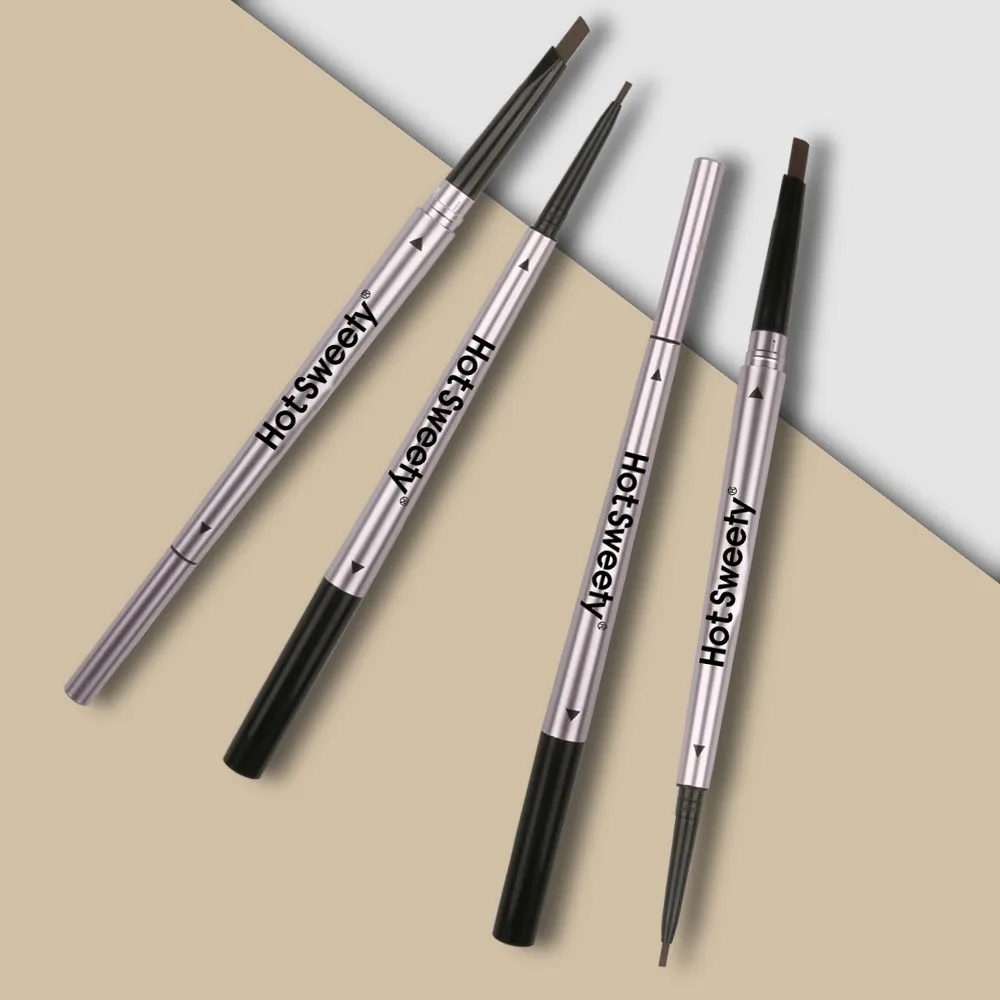 Высококачественный двухсторонний карандаш для бровей водонепроницаемый оптовая продажа инструменты макияжа женщин