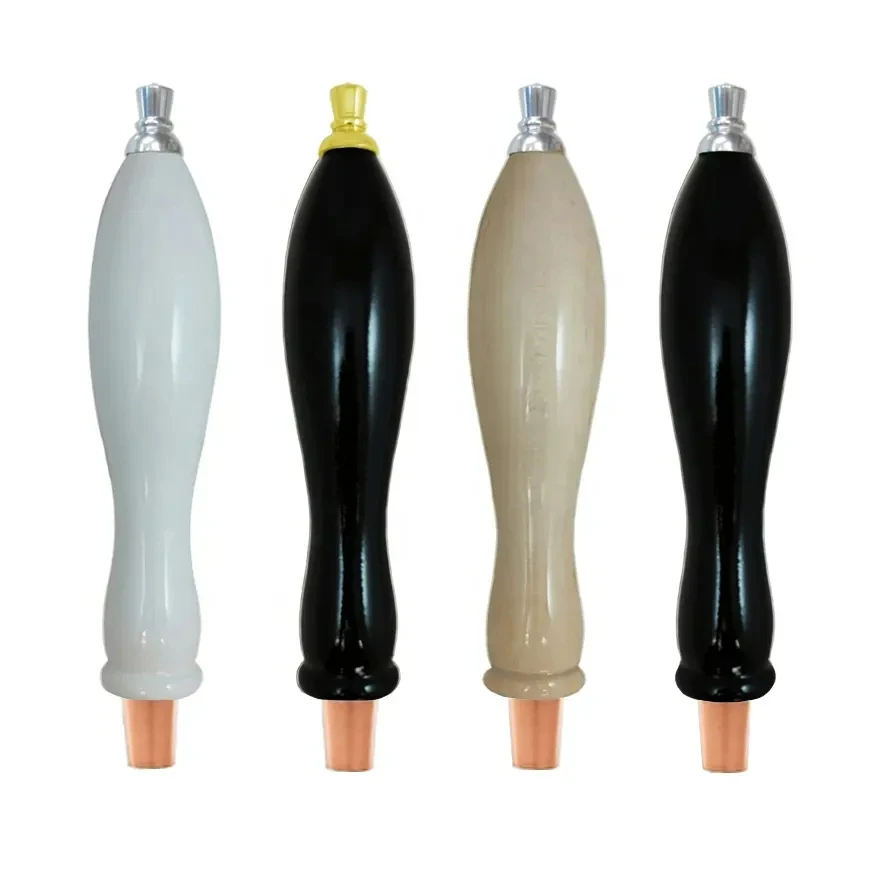 Custom classic bar supplies diversification accessories beer tap product ceramic resin beer tap handle
