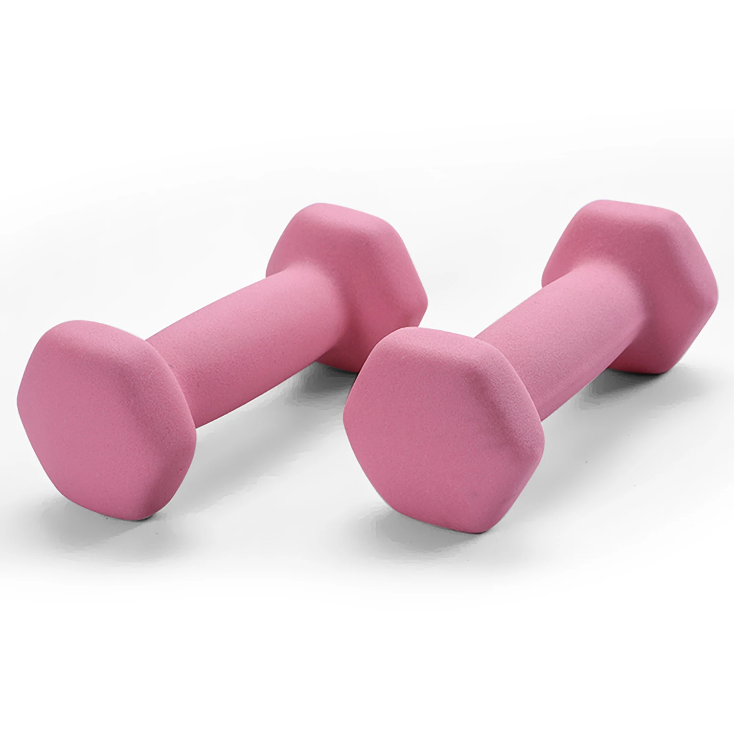 Neoprene Dumbbells Factory Supply Color Cast Iron Rubber Coated Hexagonal Dumbbell