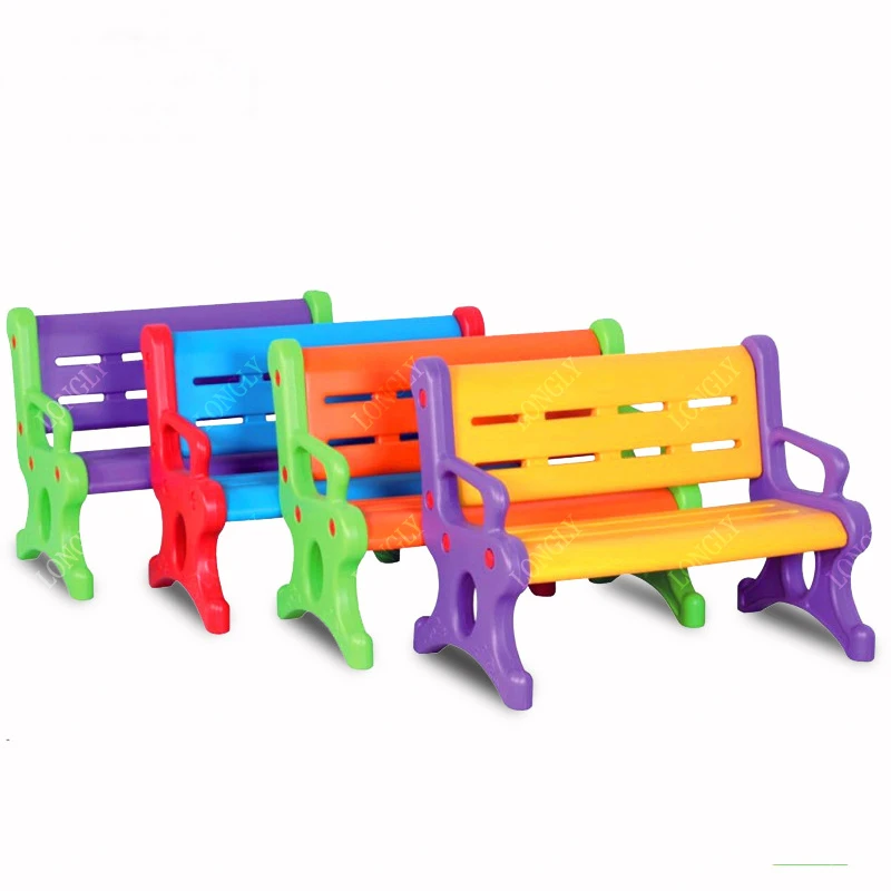 Durable children cheap children plastic chairs bench for preschool