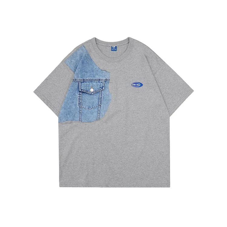 DCY Color Matching Quick Drying Private Label Pocket Tee Shirt,Design Your Own Logo Men Custom T Shirt Printing