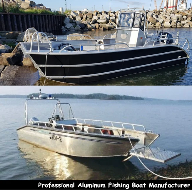 7.8m welded aluminum Cargo transportation work boat Strong power landing craft