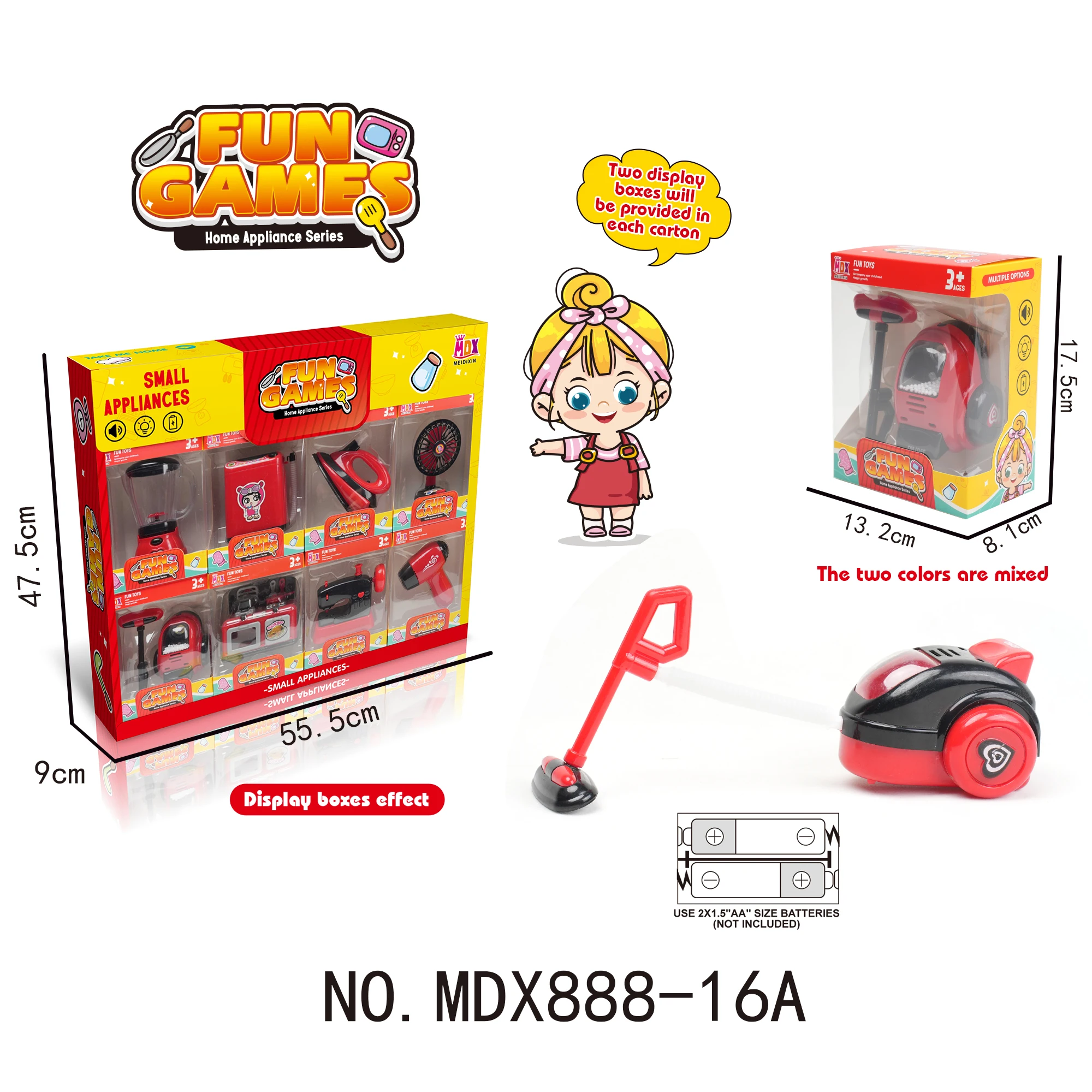 Educational Clean House Kitchen Home Appliances Series Wash Toys The Vacuum Cleaner Housekeeping Machine Fun Toy For Kids