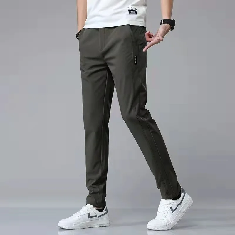 High Quality New Style Fashion Office Slim Pants Formal Cotton Casual Men Trousers