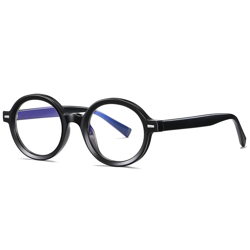 Retro Round Small Size Korea Style TR90 Anti Blue Light Glasses Frame Men Eyewear Custom Logo