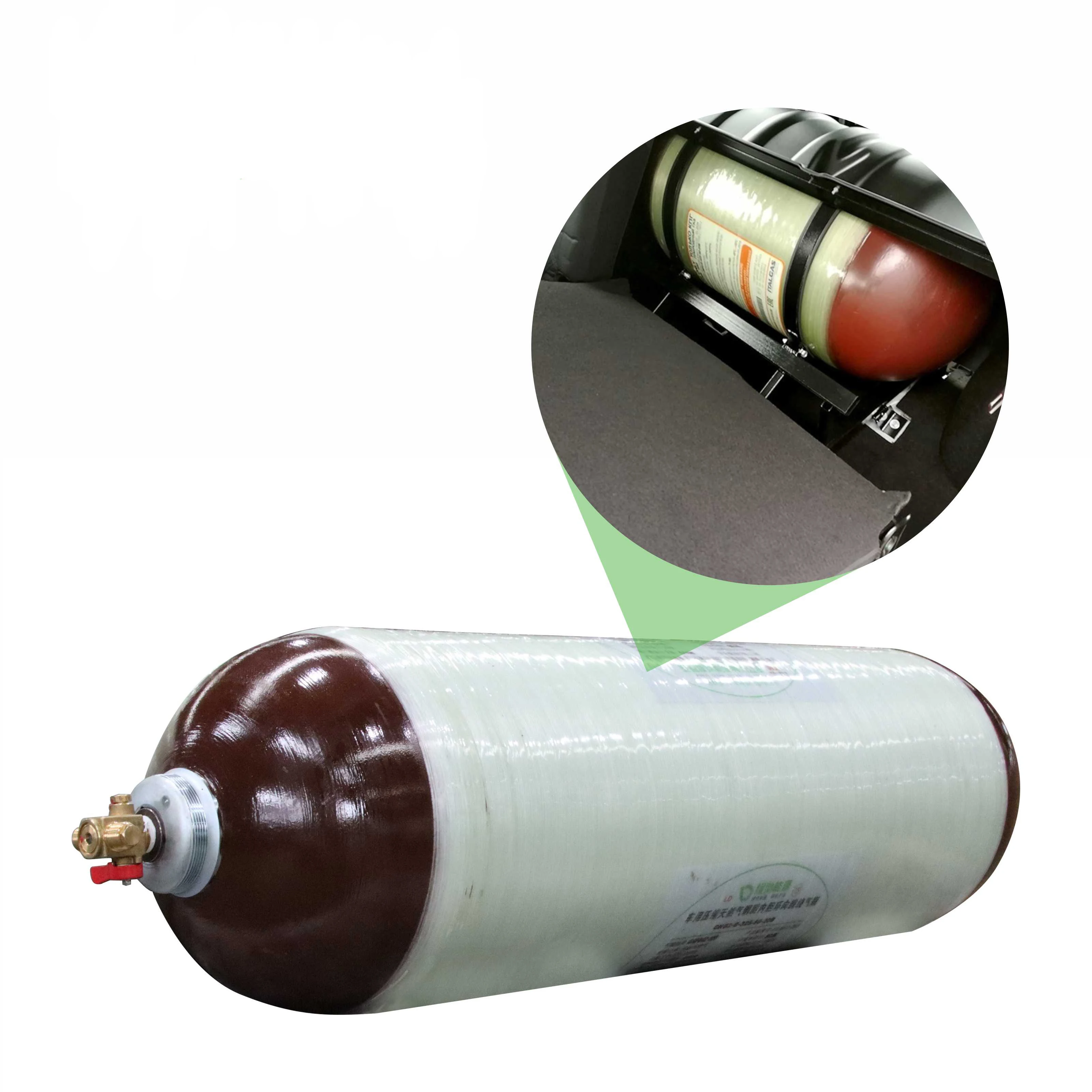 ISO 11439 80L composite cylinder factory composite gas cylinder cng cylinder for car