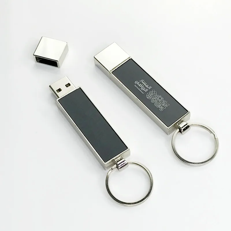 Hotsale OEM usb flash drive luminous metal gift pendrive