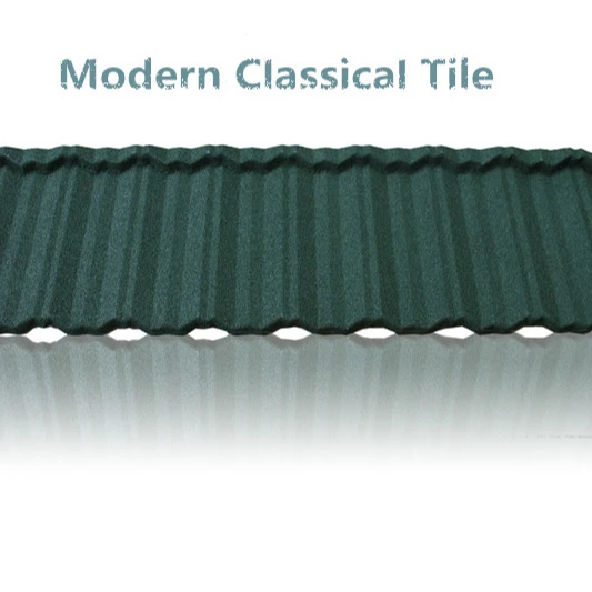 China supplier terracotta metal roof tile, easy installed corrugated roof tile