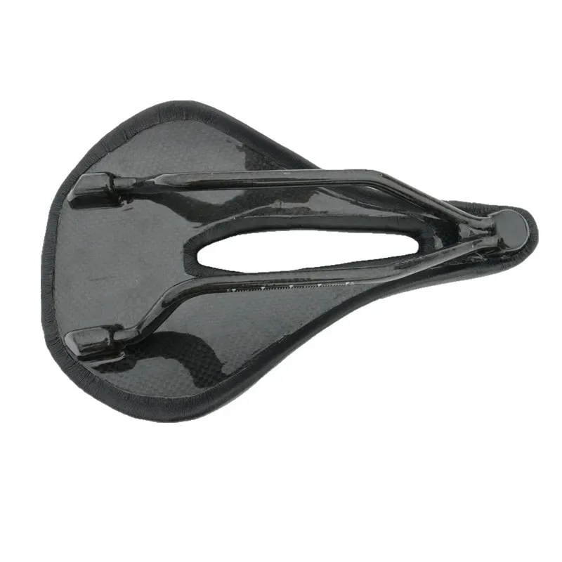 Leather Carbon Saddle MTB/Road 143/155MM Bike Saddle Super Light Leather Carbon Cushions Carbon Rails Bicycle Seat Bike Seat