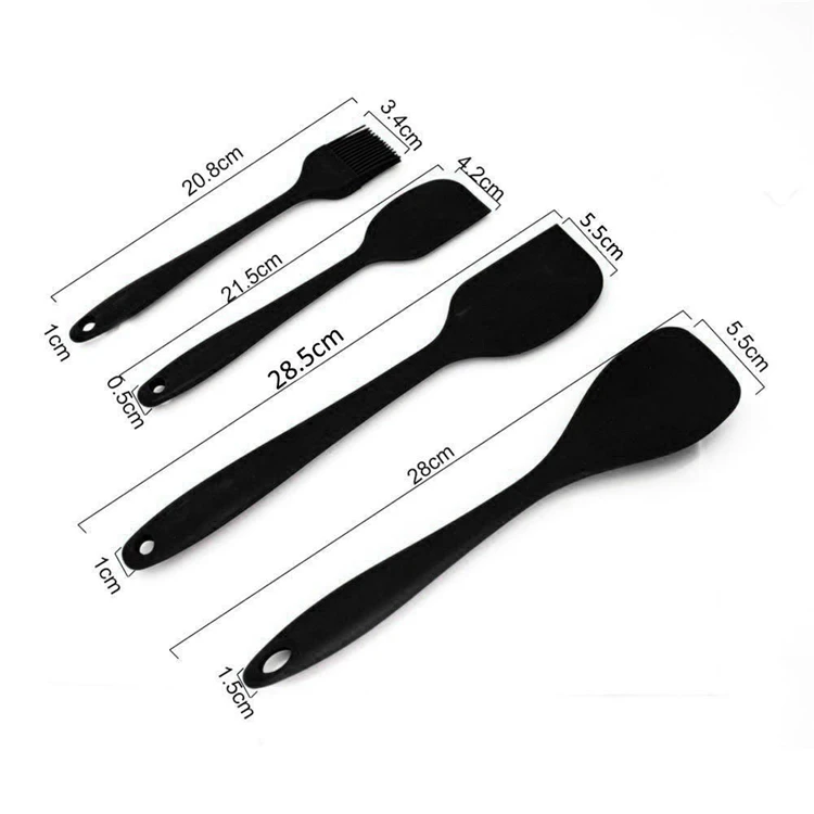 Top Seller Cooking Tool Silicone Kitchenware Accessory Cheap Colorful Silicone Kitchen Utensil Set