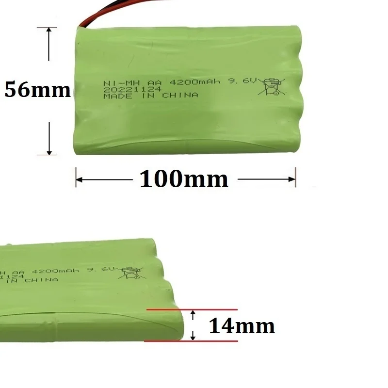 9.6v 4200mAh AA Ni-MH Battery For Rc Toys Cars Rechargeable Battery Pack
