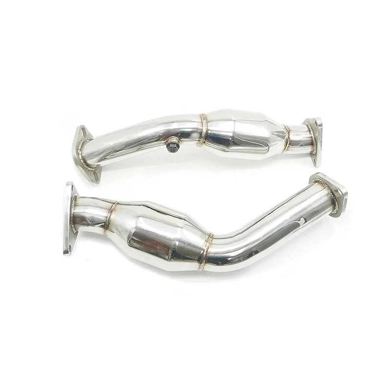 Испытательная труба из нержавеющей стали с резонацией для Nissan G37 370Z 09-17