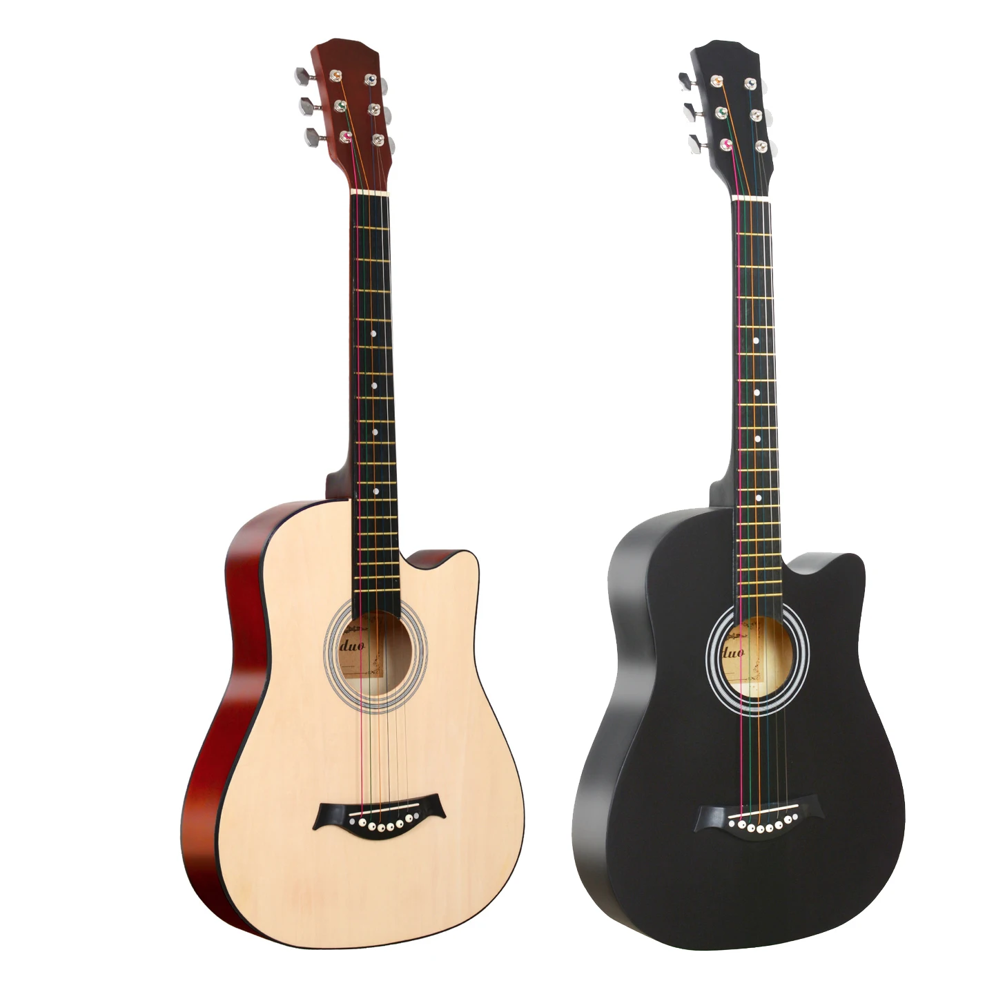 41 primary color wood folk guitar beginner novice veneer guitar