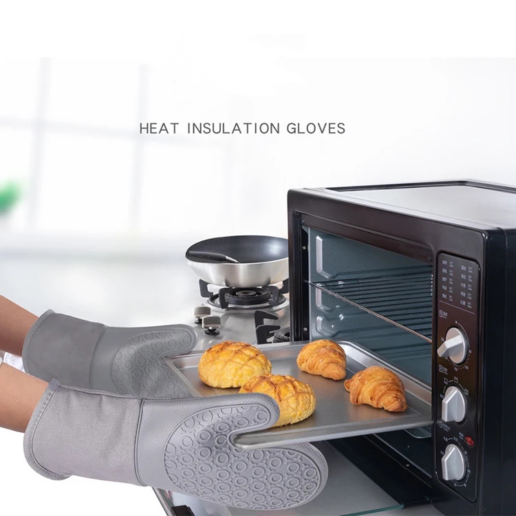 Xiamen Supplier Silicon Baking Gloves Kitchen, Silicon Hand Gloves For Kitchen