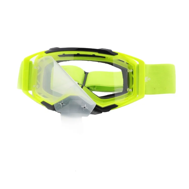 Wholesale tear off goggle motocross motorcycles mx goggles with nose guard