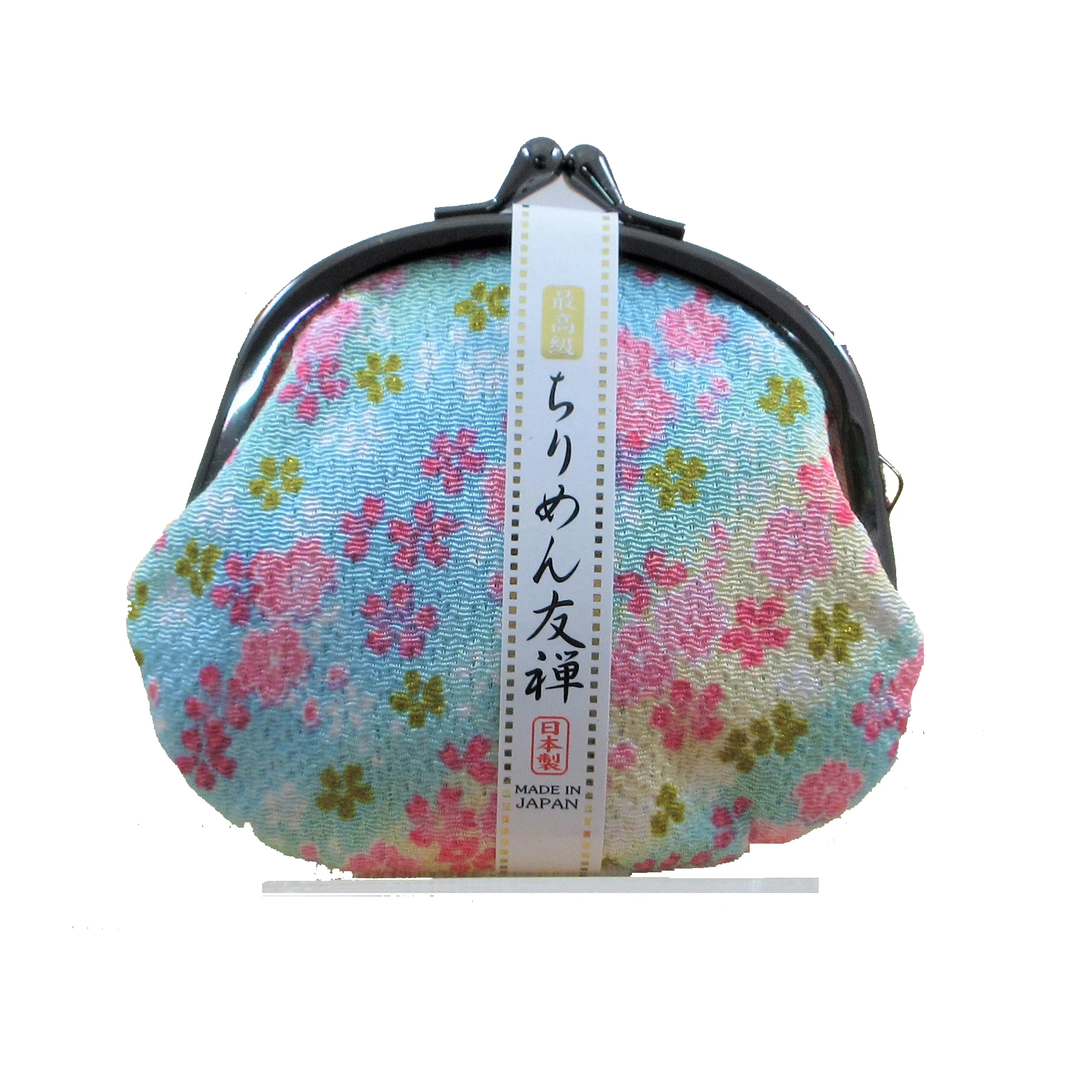 Japanese chirimen design coin purse clasp kimono luxury tradition men wallet 2021